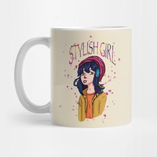 Stylish girl Mug